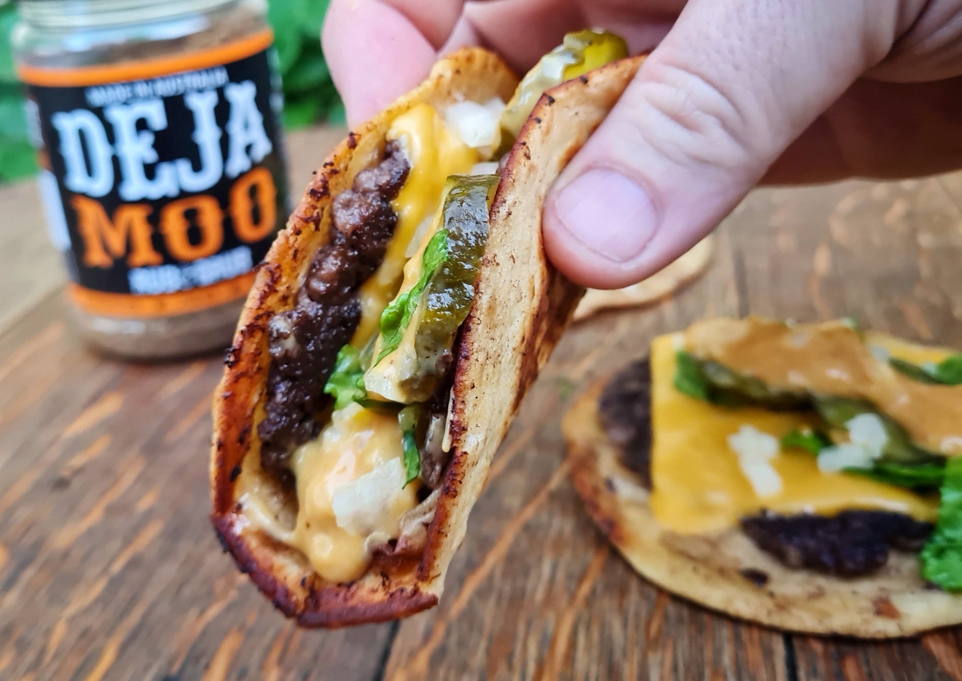 Smash Burger Tacos – Rub & Grub