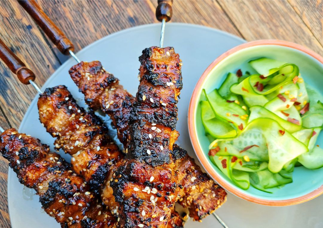 Pork Belly Skewers – Rub & Grub