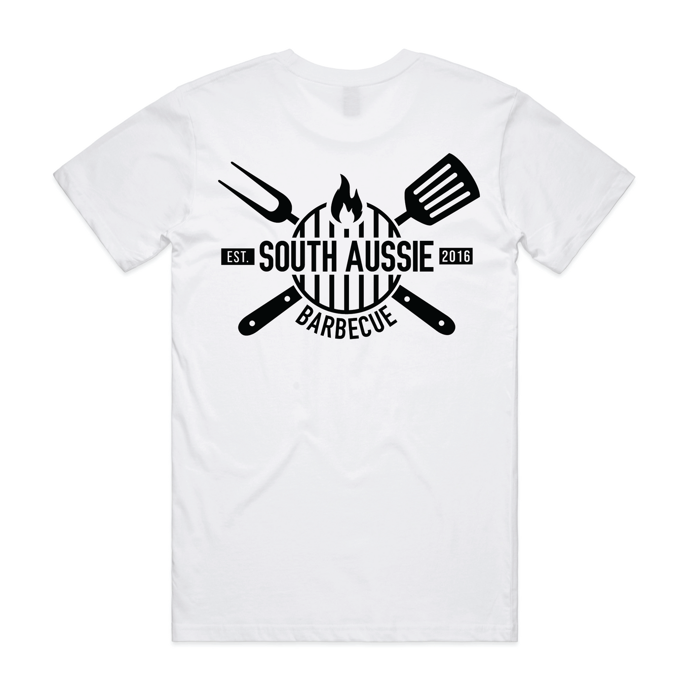 SA BBQ Tee White Rub Grub