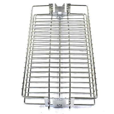 Rotisserie Spit Grill Basket - Stainless Steel