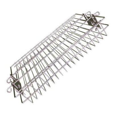 Rotisserie Spit Grill Basket - Stainless Steel