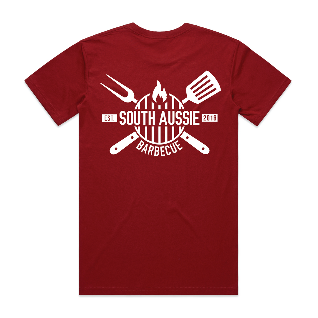 SA BBQ Tee Red - Main Image
